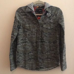 Hurley Tiger Camo shirt jacket